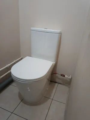 Установка напольного унитаза